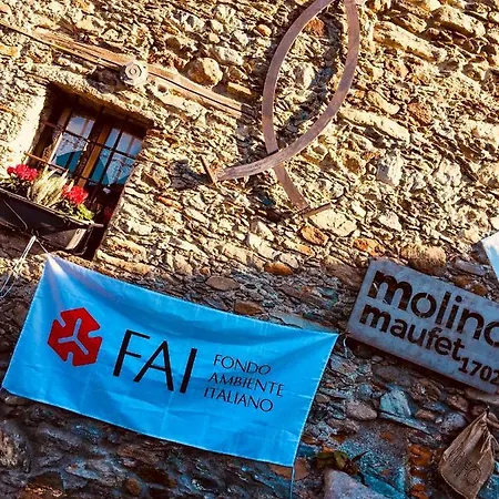 Il Fienile - Heritage In Molino Maufet Watermill - View Terrace * Colico